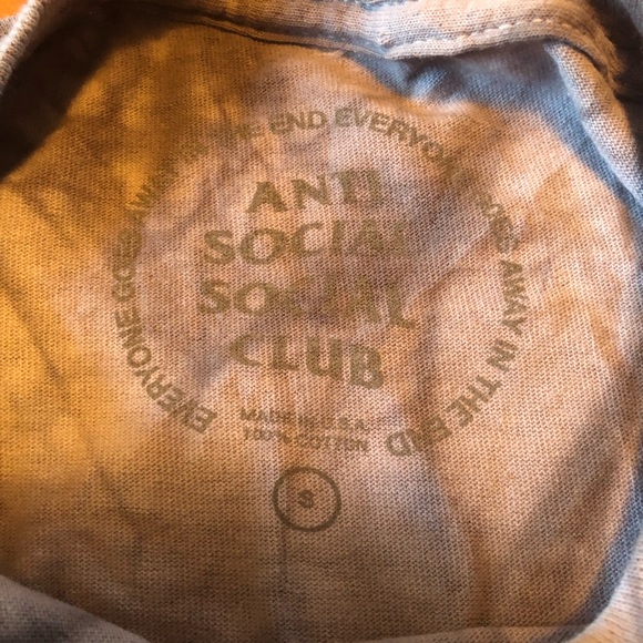 Anti Social Social Club Tie Dye Shirt - Picture 3 of 3